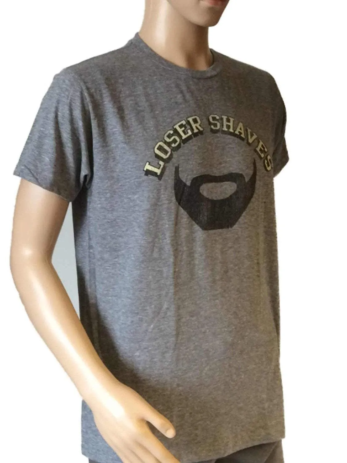 Pittsburgh Penguins Retro Brand Gray Loser Shaves Beard T-Shirt