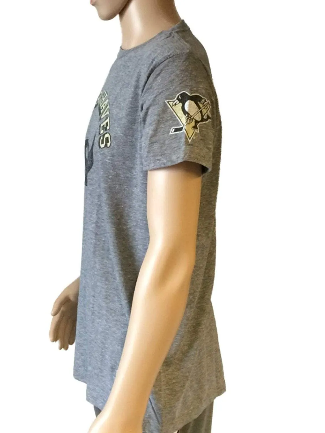 Pittsburgh Penguins Retro Brand Gray Loser Shaves Beard T-Shirt