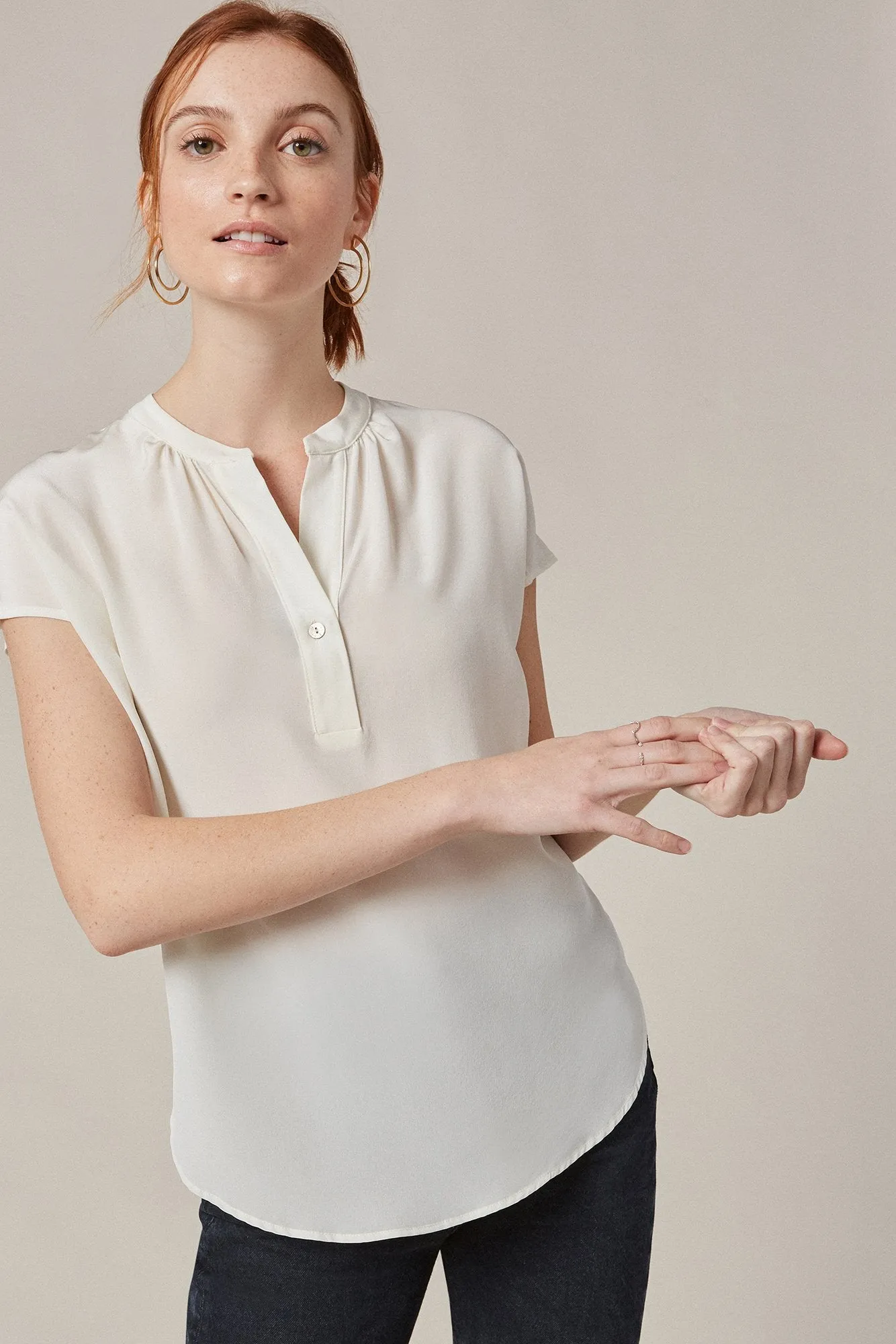 Renata Silk Blouse