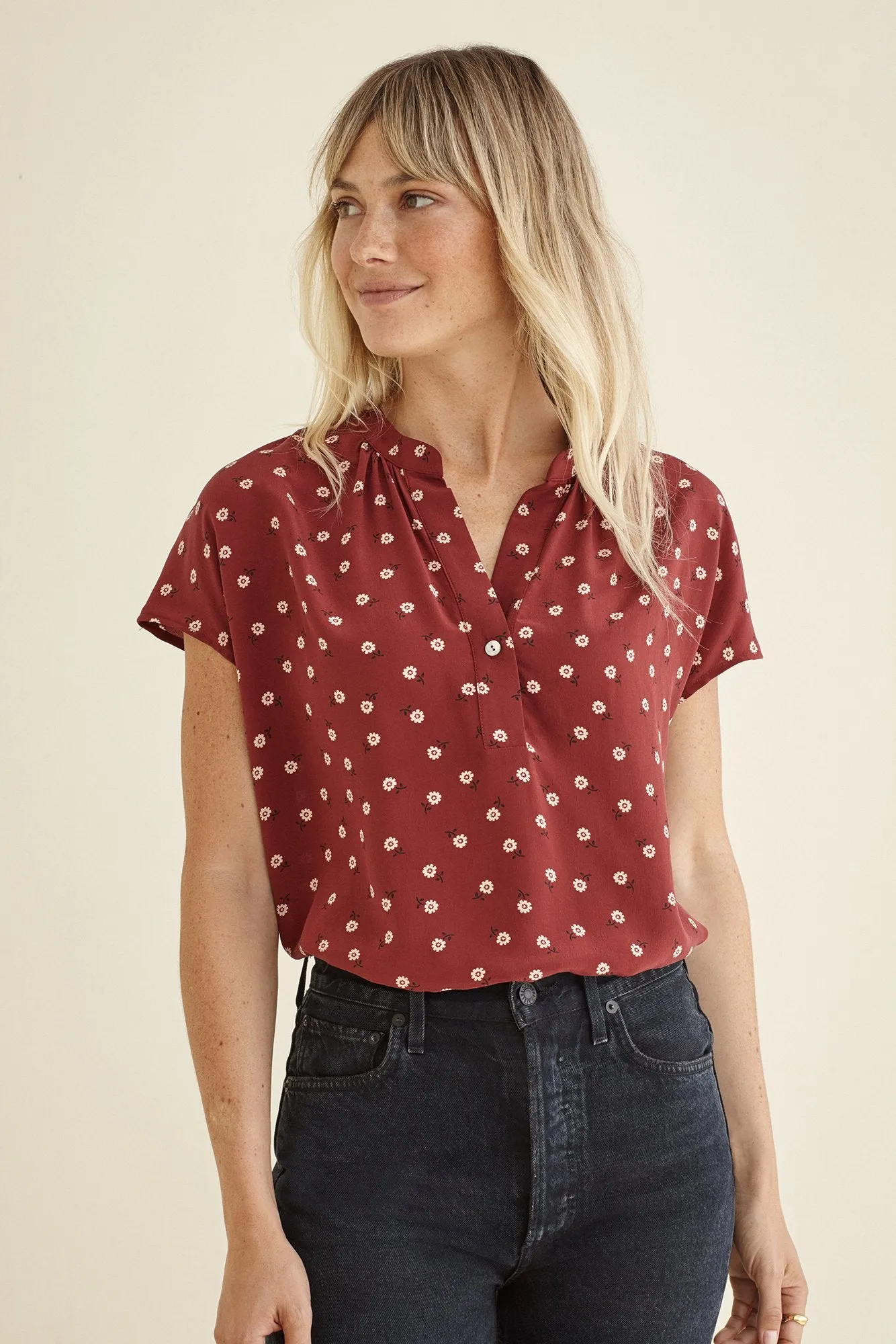 Renata Silk Blouse