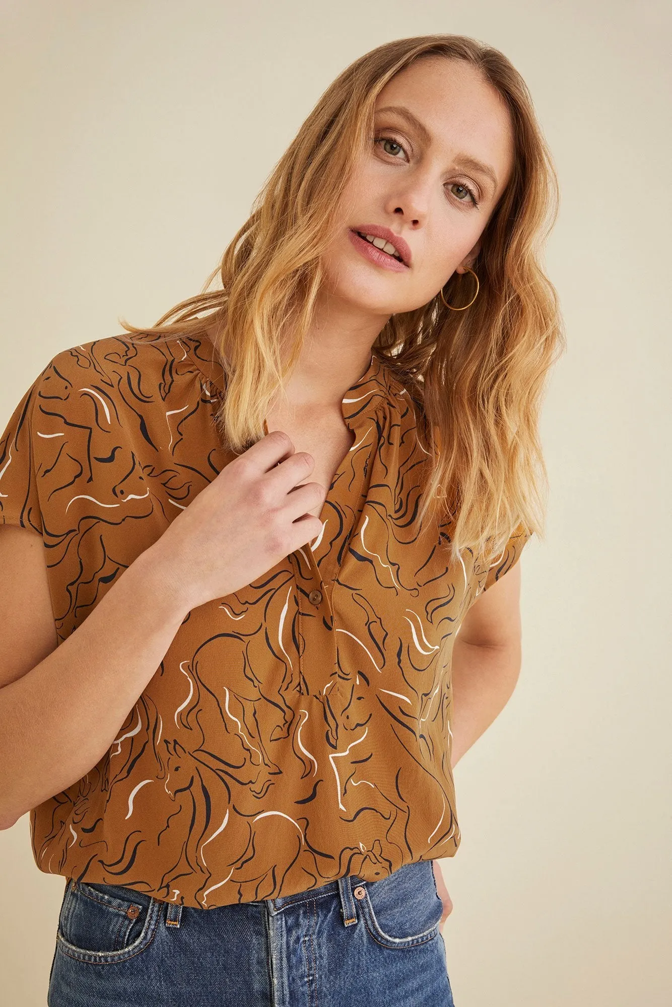 Renata Silk Blouse