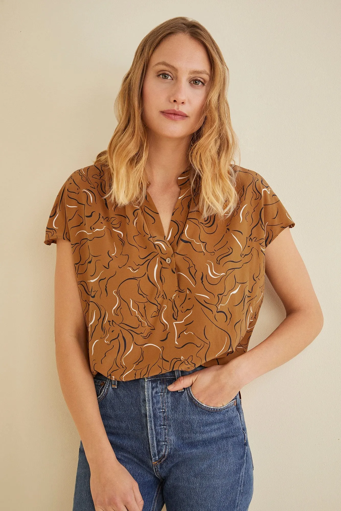 Renata Silk Blouse