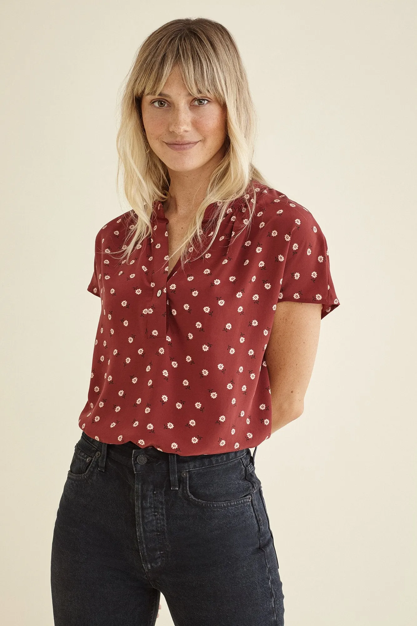 Renata Silk Blouse