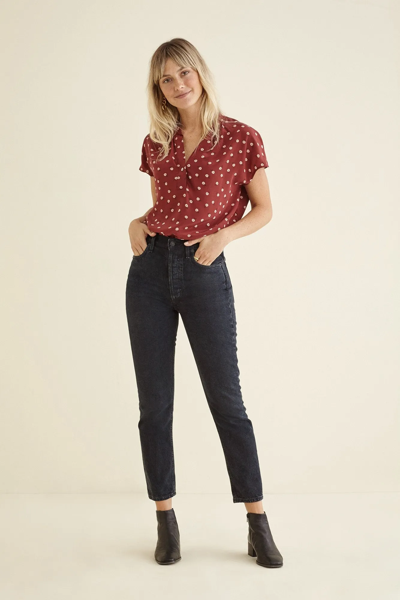 Renata Silk Blouse