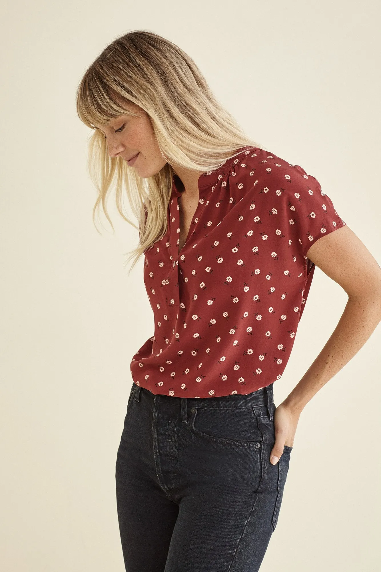 Renata Silk Blouse