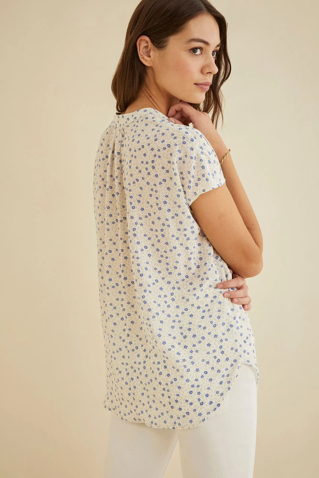 Renata Silk Blouse