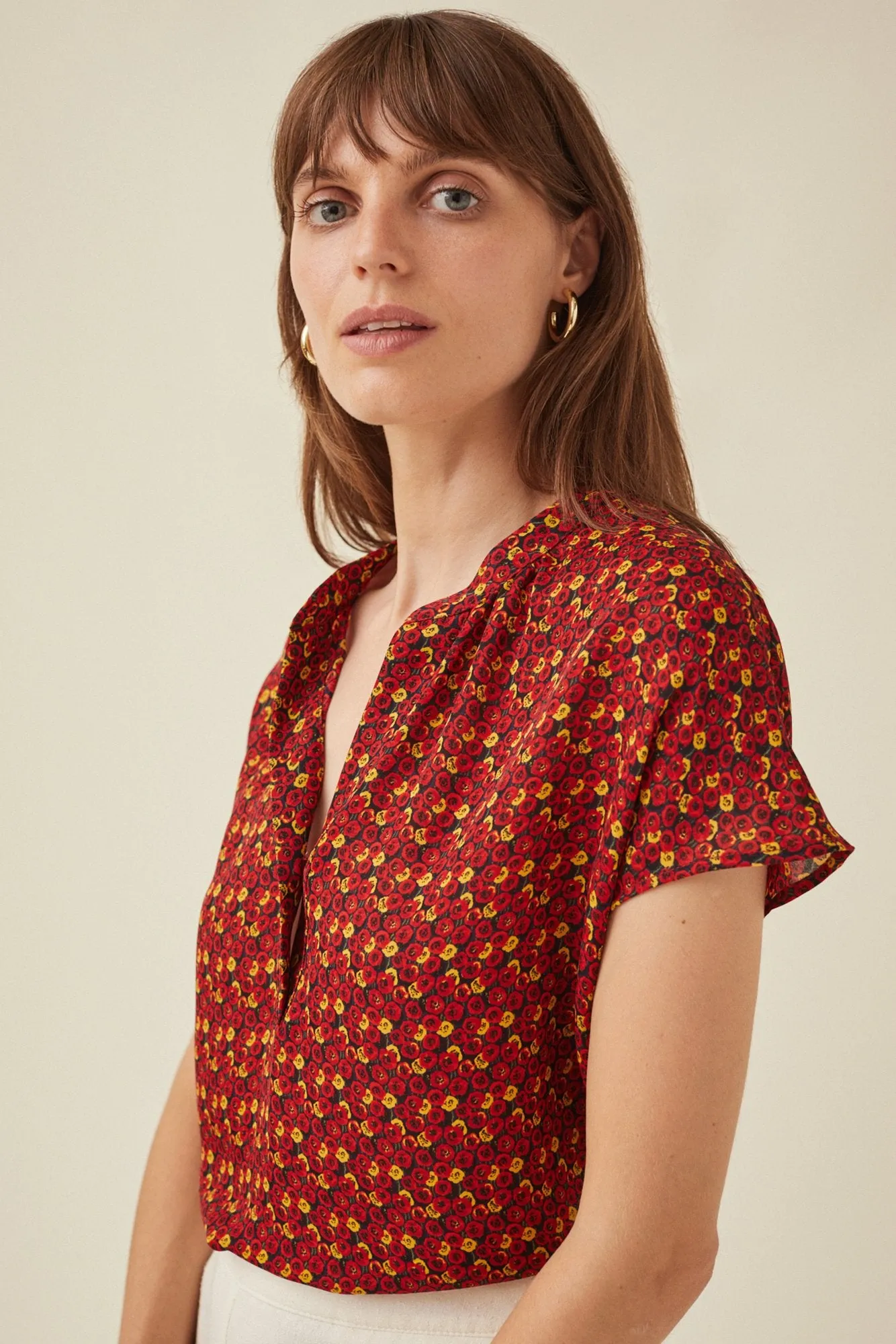 Renata Silk Blouse