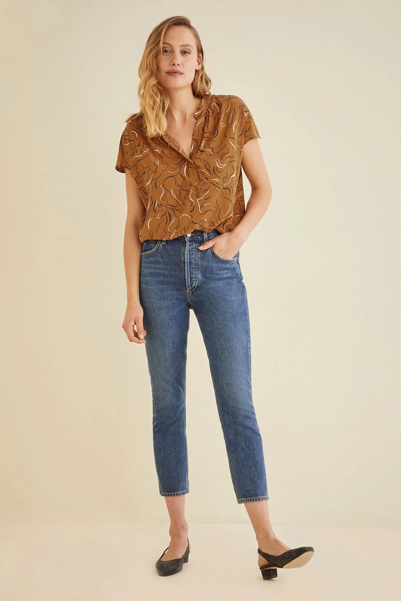 Renata Silk Blouse