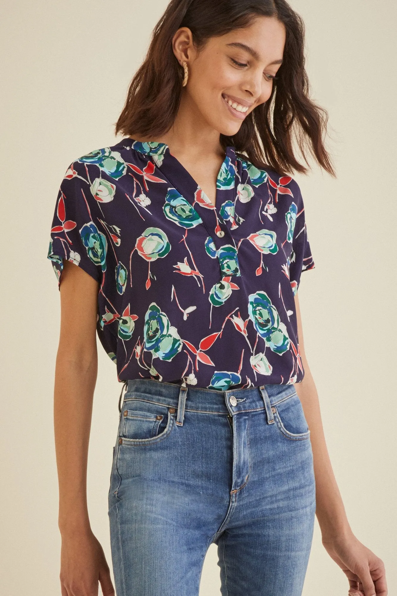 Renata Silk Blouse