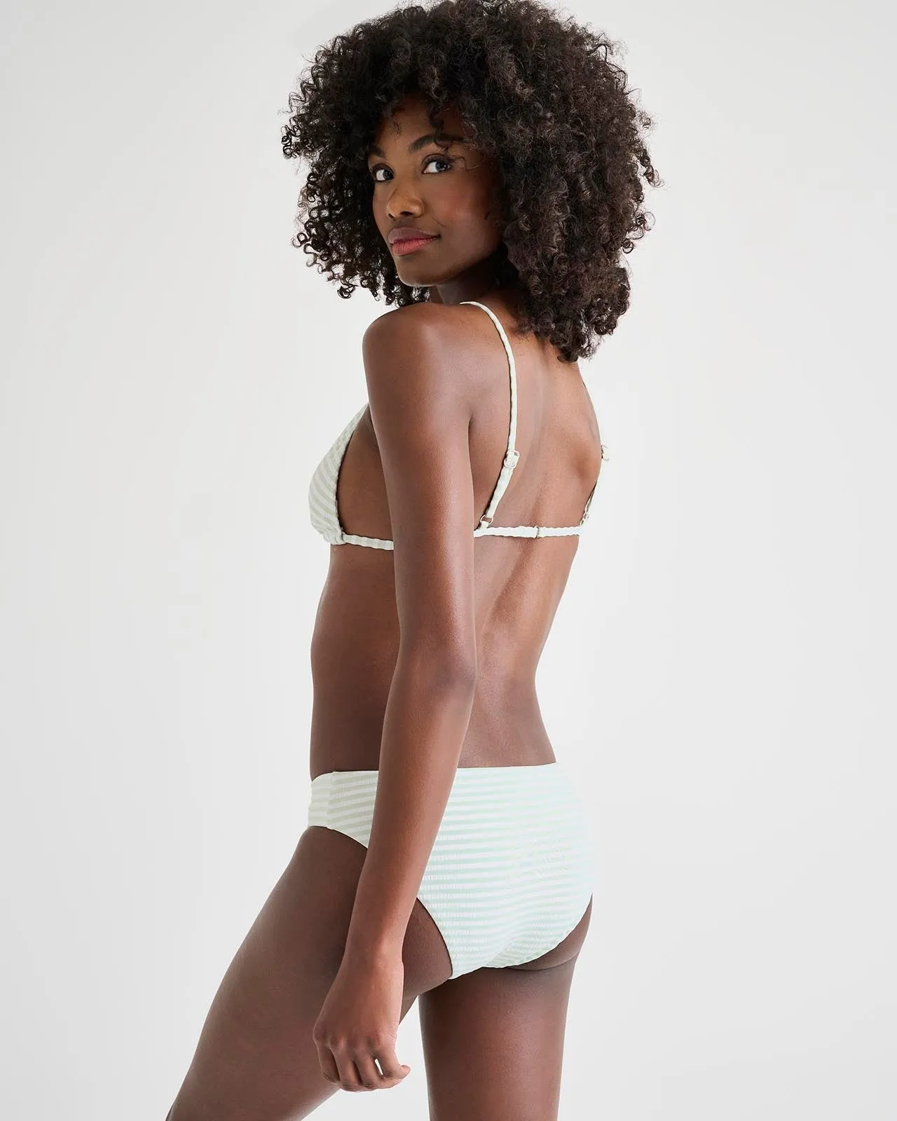 Sage Triangle Bikini Top