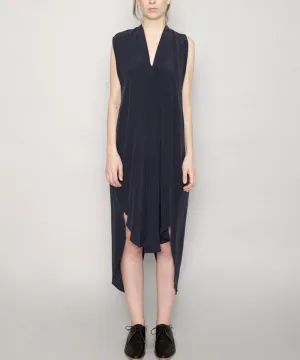 Signature Origami Dress Navy