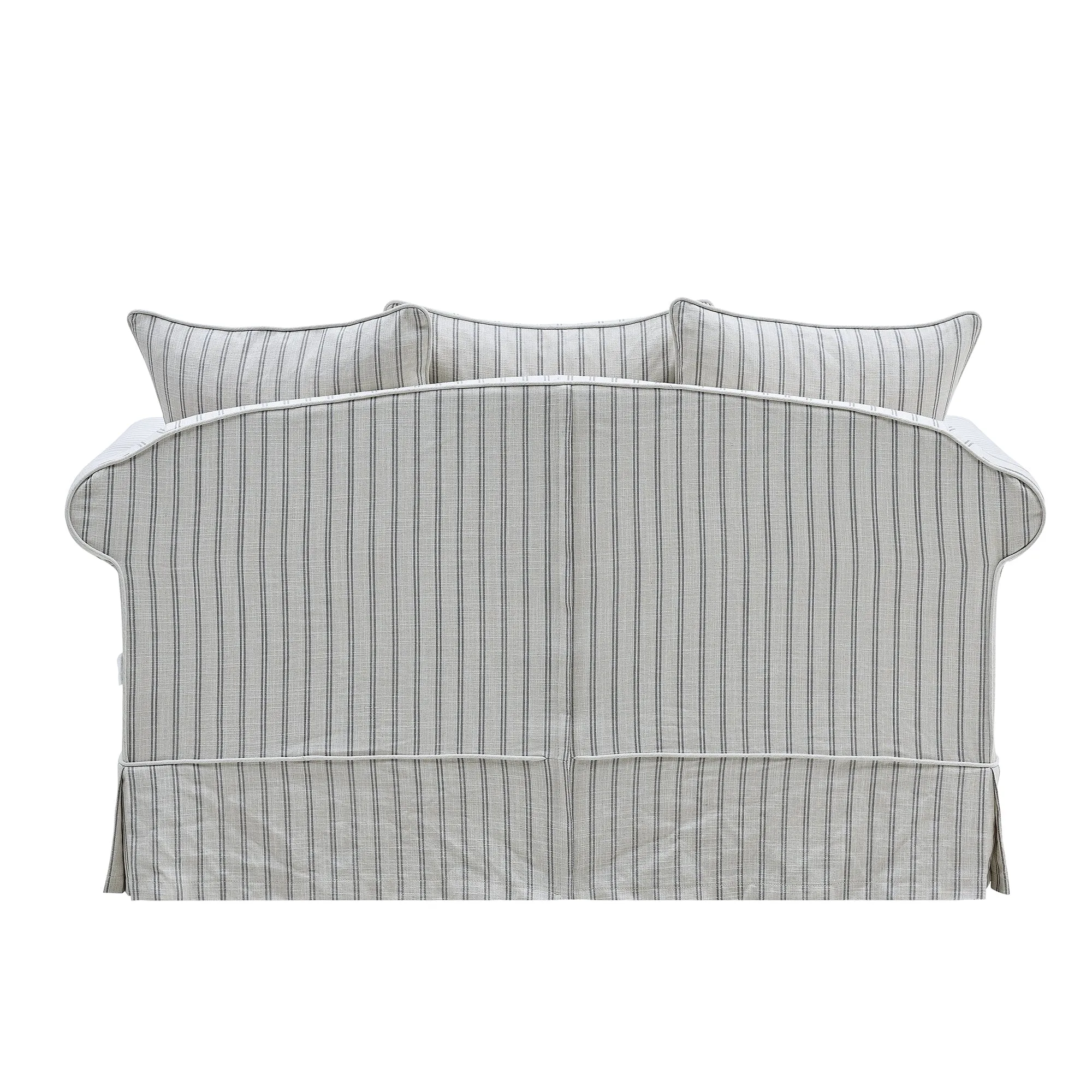 Slip Cover Only - Avalon Hamptons 2 Seat Sofa Stone Stripe