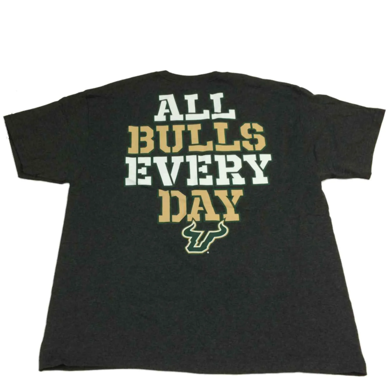 South Florida Bulls Football Champion Gray "All Bulls Every Day" T-Shirt (L)