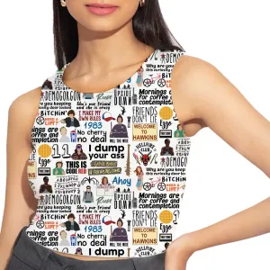Stranger Things AOP Crop Tank