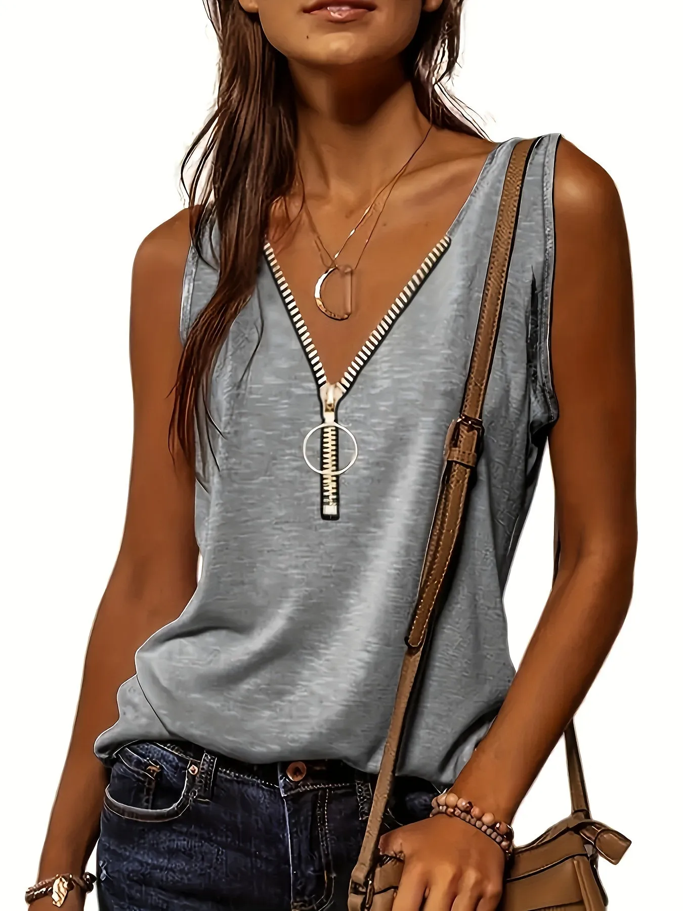 Summerready Half Zip Tank for Women  Lightweight and Stylish
