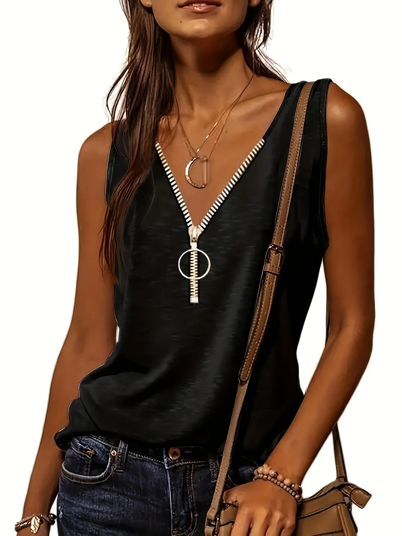 Summerready Half Zip Tank for Women  Lightweight and Stylish