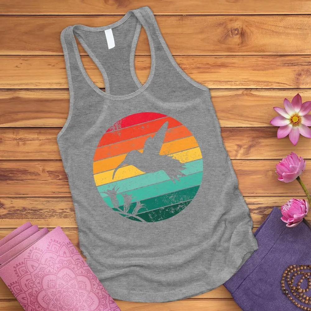 Sunset Hummingbird Tank Top