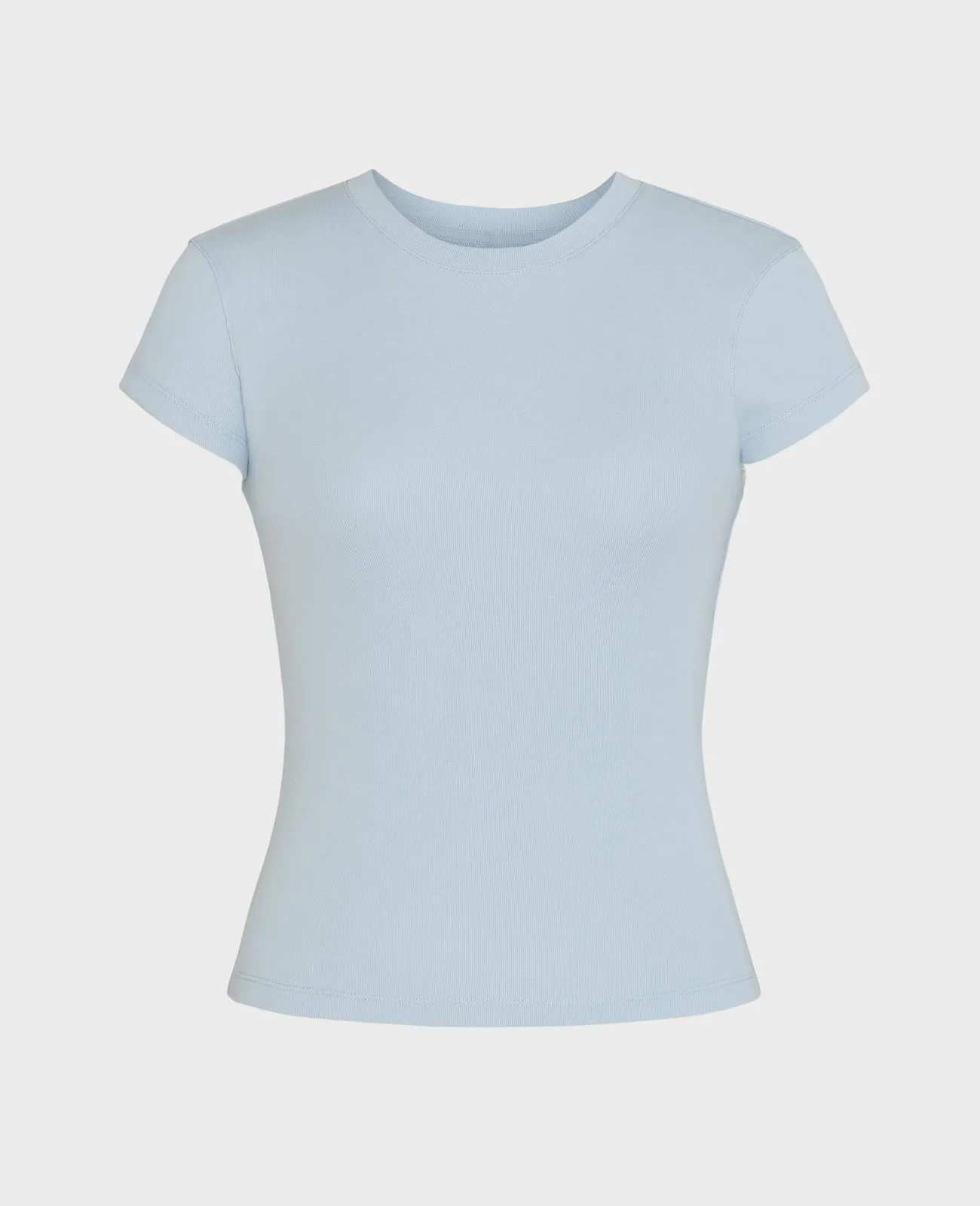 Supima Cap Sleeve Ribbed Tee