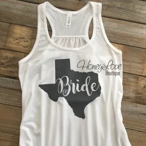 Texas Bride flowy tank