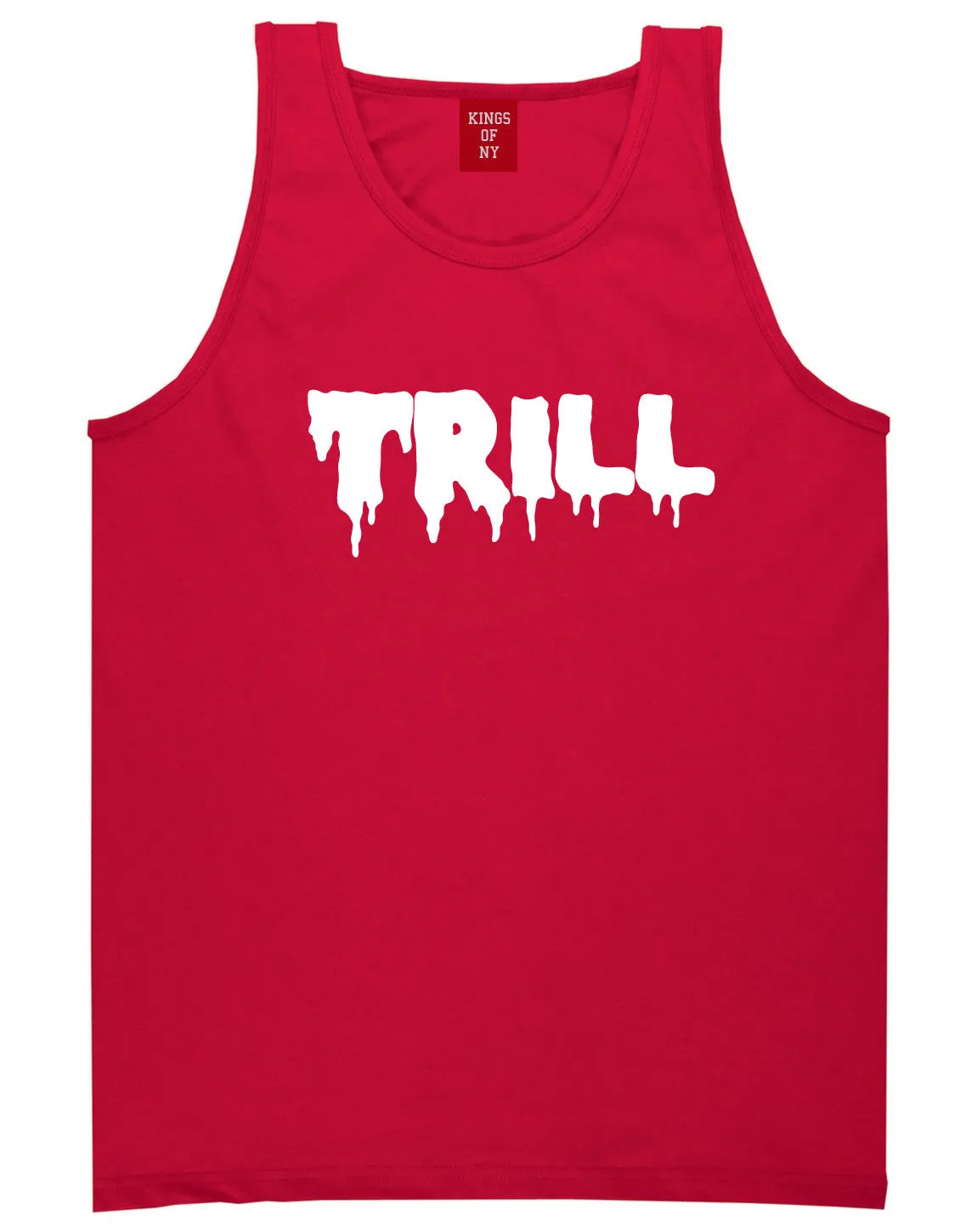 Trill Blood Drip Font Tank Top