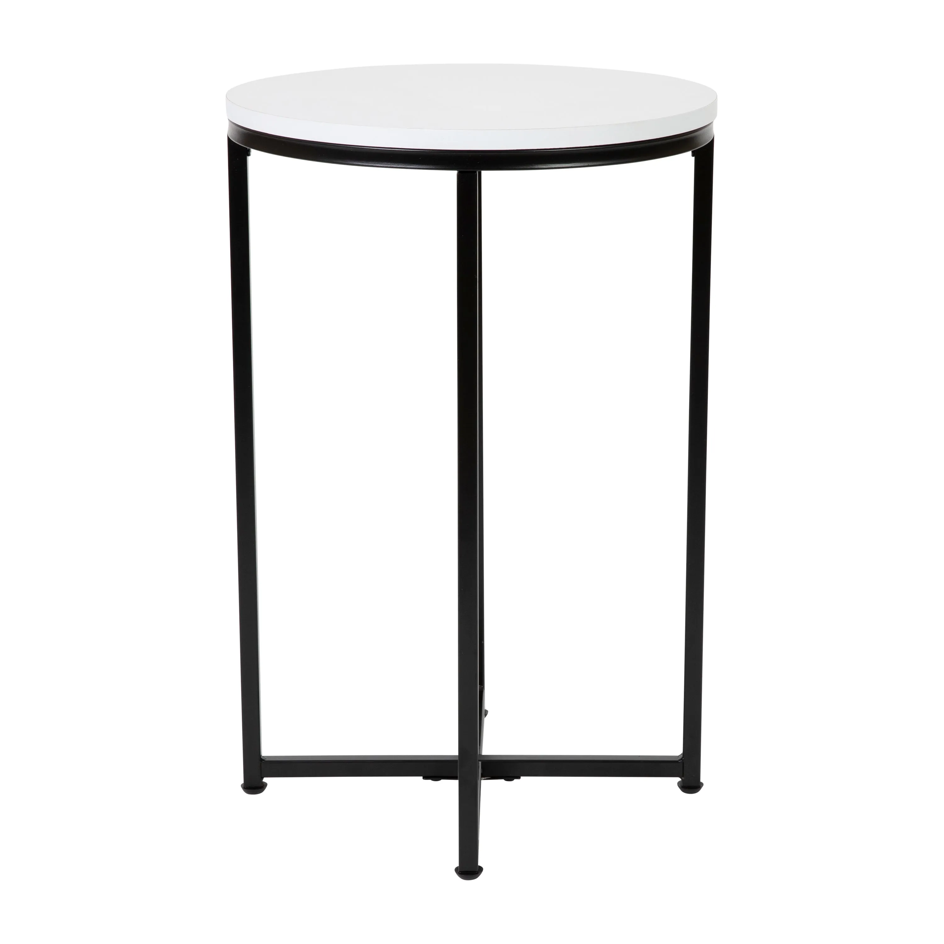 White End Table-Black Frame NAN-JH-1787ET-BK-GG