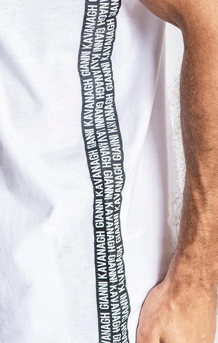 White Multiply Tape Tanktop